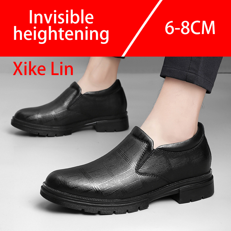 Zapatos informales de cuero pa - Men'S Shoes Increase Height reseña y precio